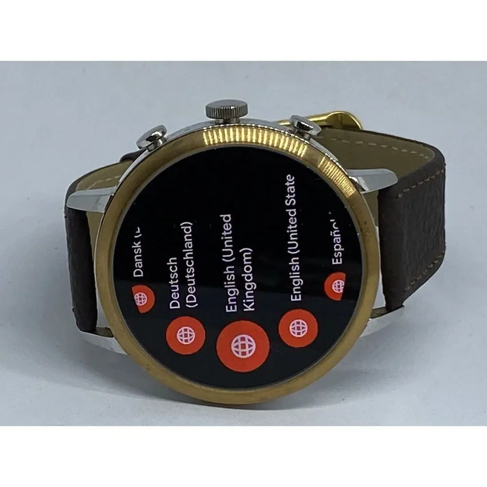 Fossil Gen 4 Authentic Digital Dial Smart Watch Custom Band FTW6016 CR129